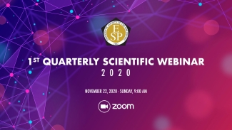 1st ESP Quarterly Scientific Webinar 2020