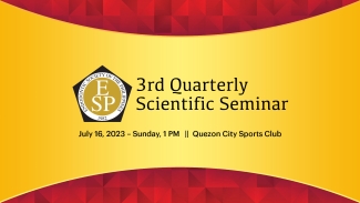 3rd ESP Quarterly Scientific Seminar 2023