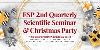 2nd ESP Quarterly Scientific Seminar 2019
