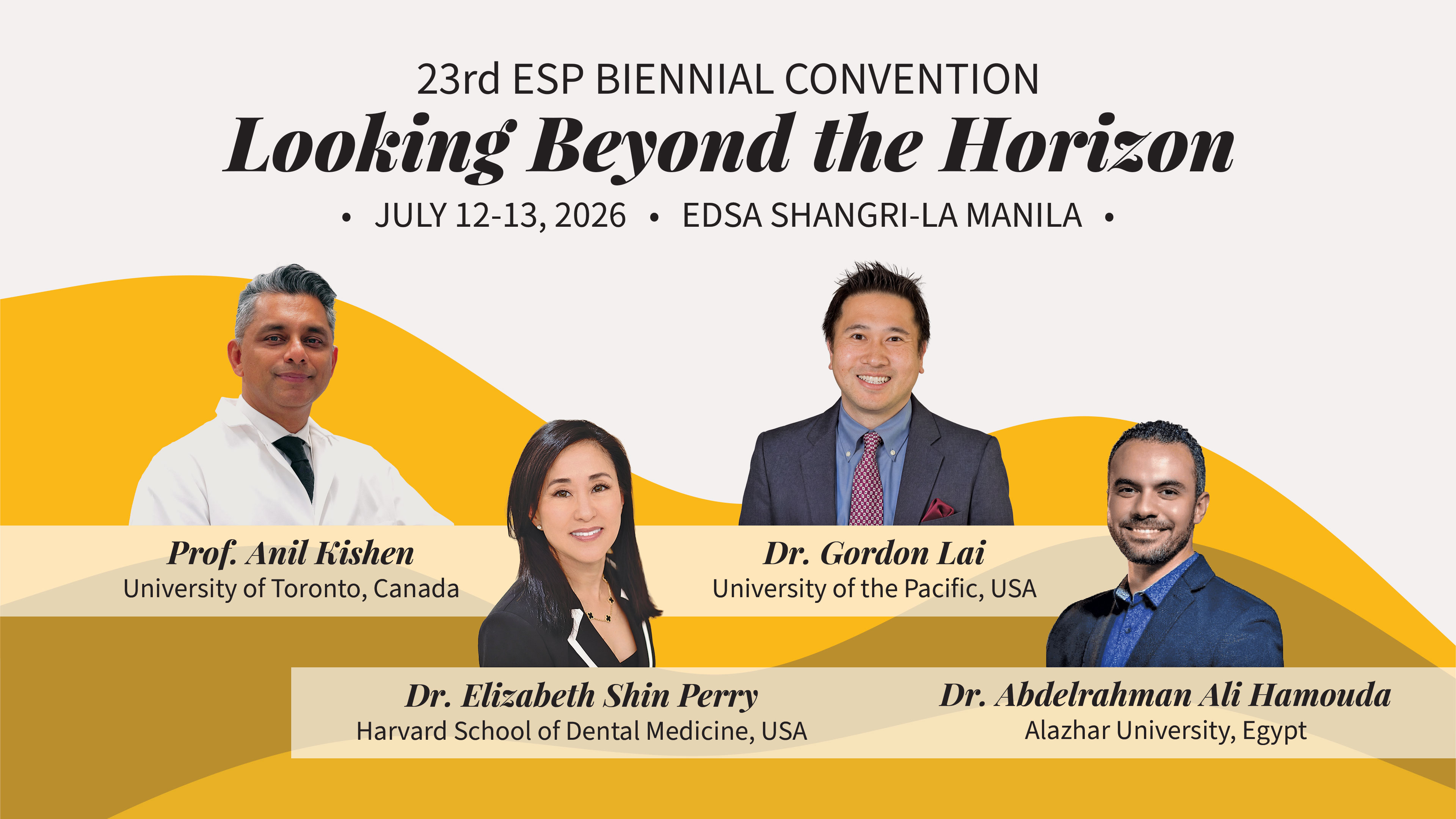 Looking Beyond the Horizon | 23rd ESP Biennial Convention